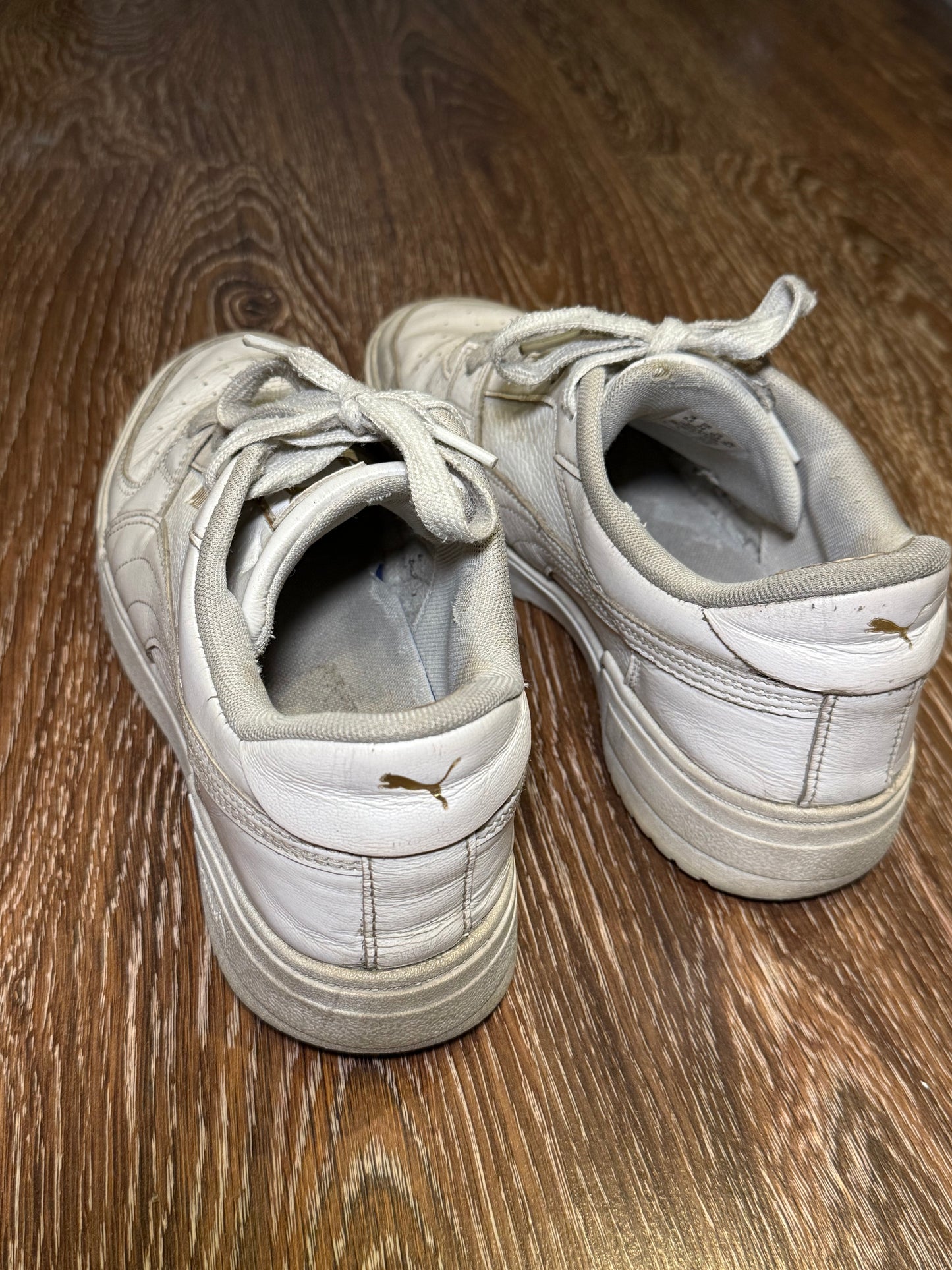 White Puma trainers