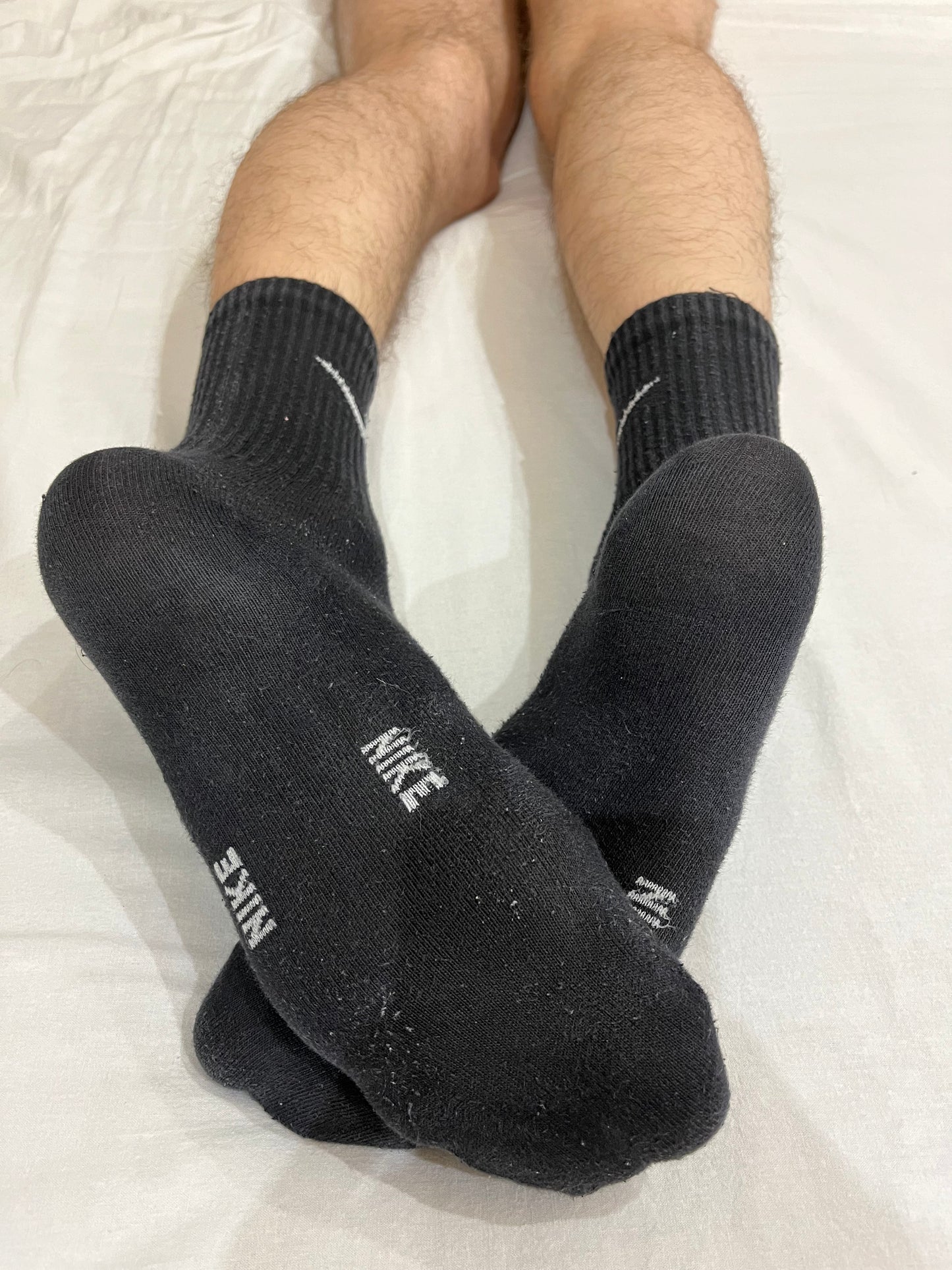 Dark Nike crew socks