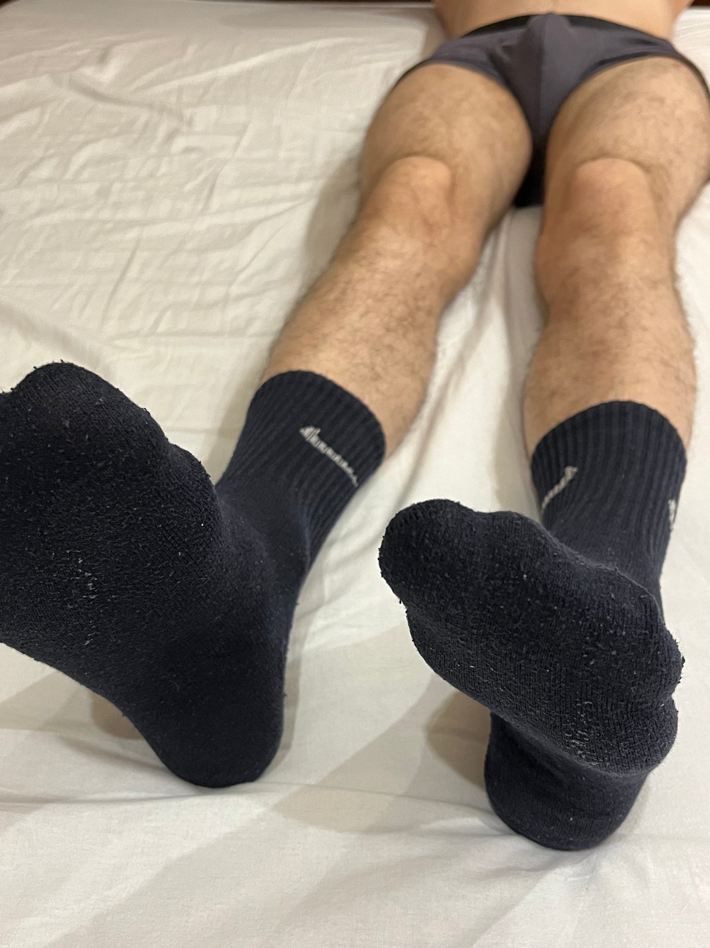 Dark Nike crew socks