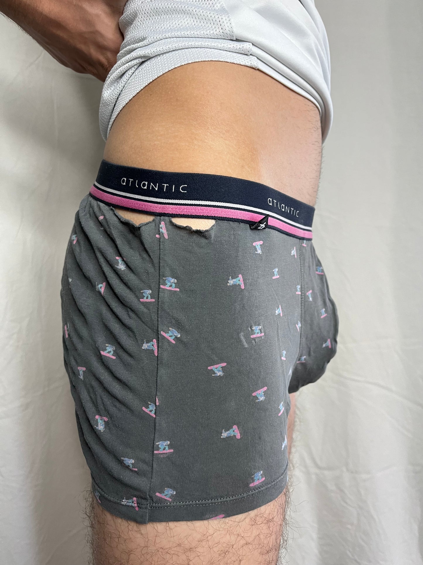 Extra-old Atlantic underpants with holes