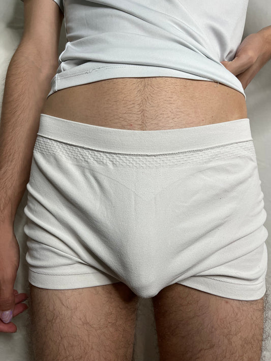 White seamless underpants