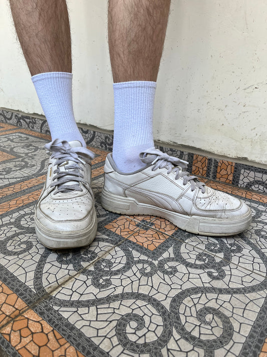 White Puma trainers