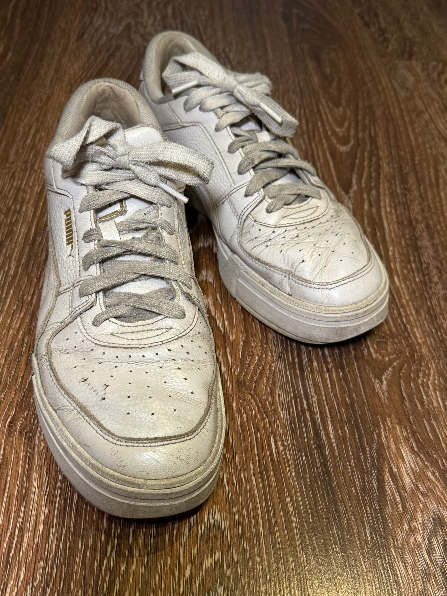 White Puma trainers